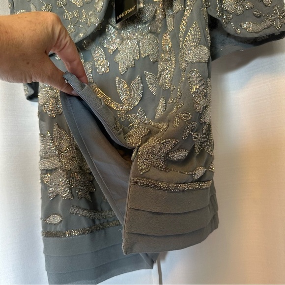 New NWT Lane Bryant Twinset Cardigan Tank Top Beaded Embellishment Blue 14 16 - Picture 9 of 16